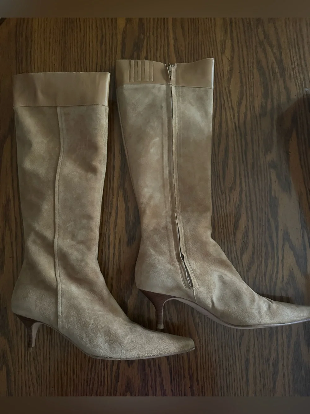 Banana Republic Women's Tall Suede Knee Boots - Camel